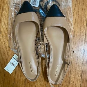 Express flats- slightly pointy toe. NWT.
